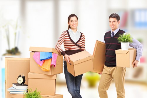 Commercial removals van service for office relocation in Spain